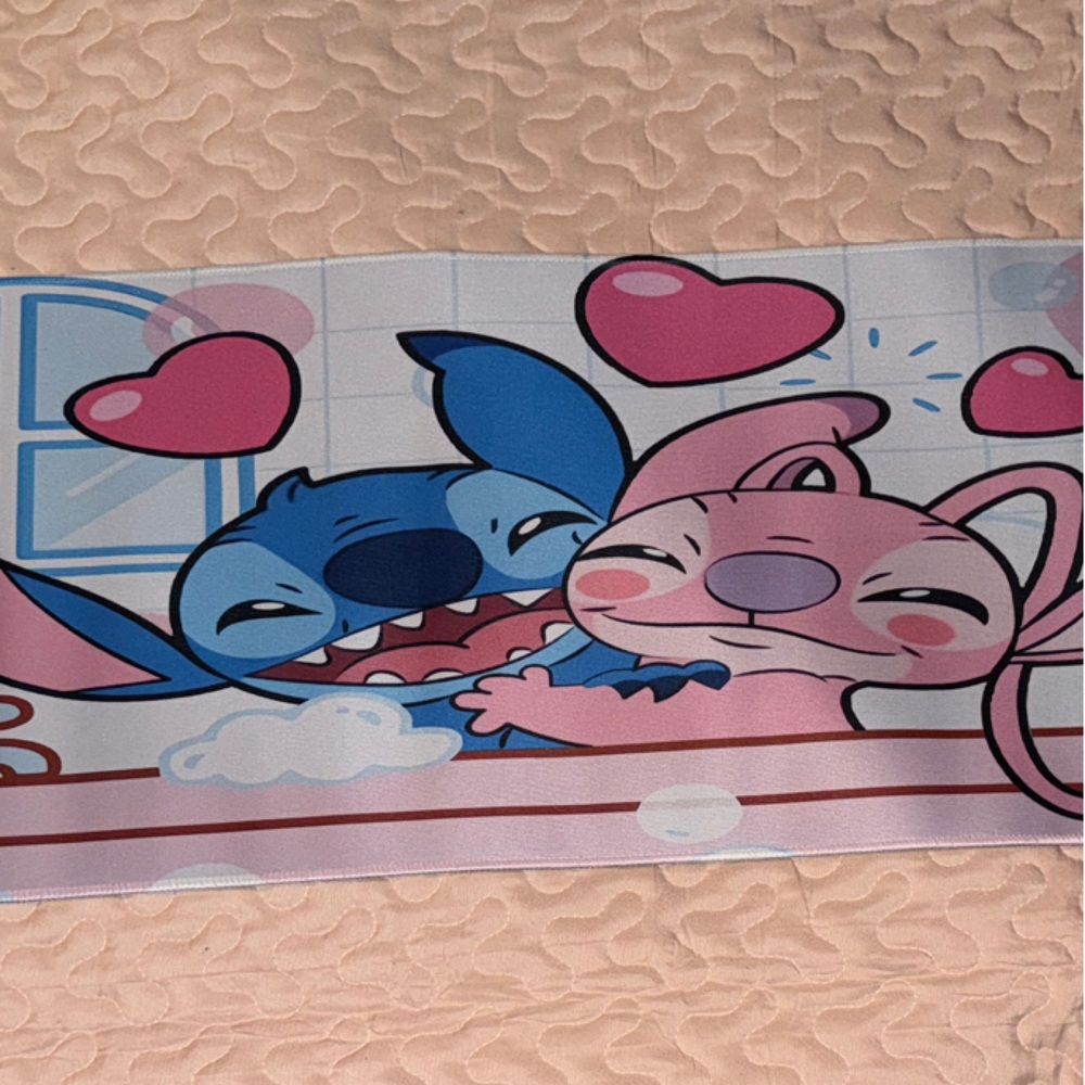 Blue Cartoon Character Mouse Pad